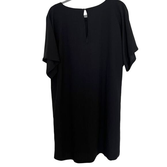 Modcloth Chiffon Shift Dress Black Size XL - Picture 2 of 6